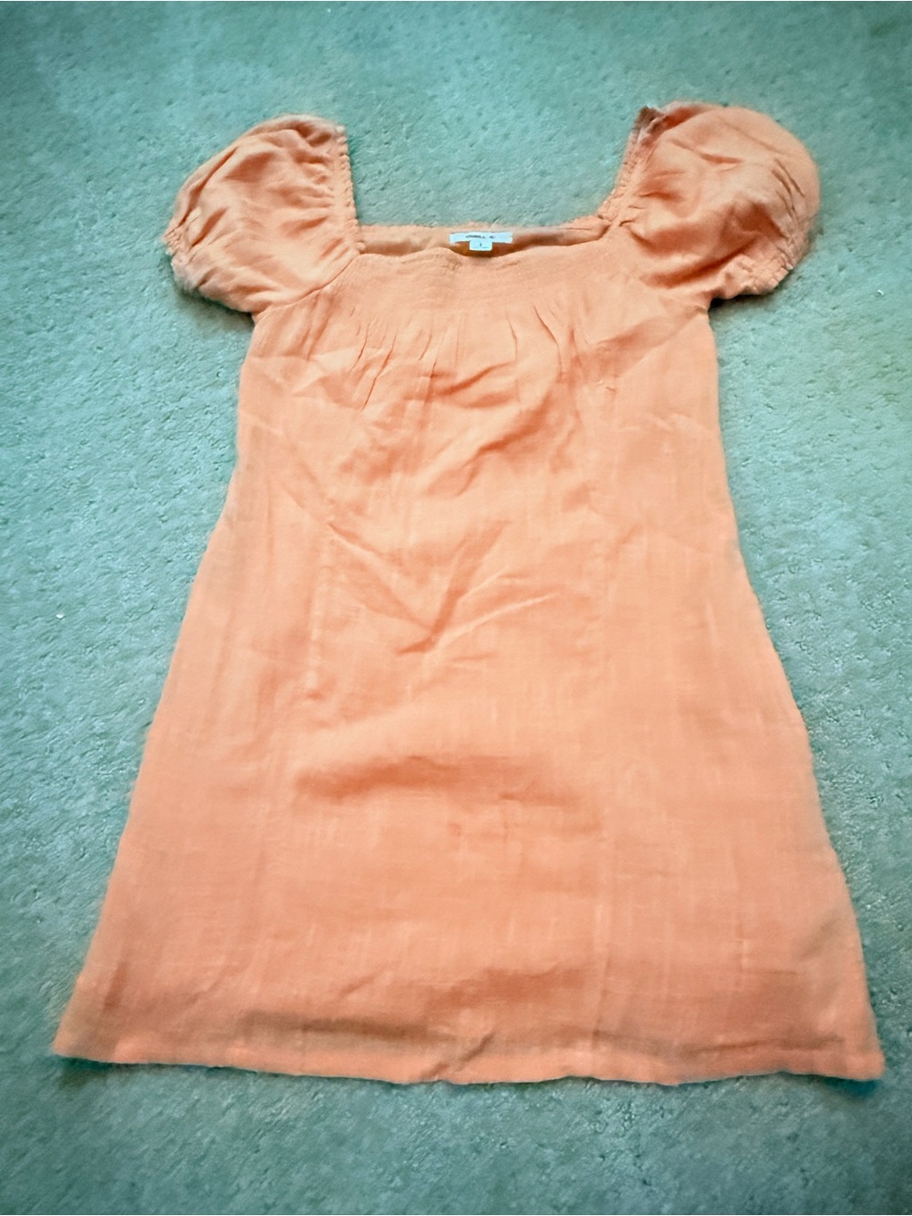 O'Neill Peach Puff Sleeve Dress